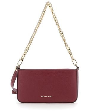 Michael Kors Bryant Bordeaux Crossbody Bag - Purple