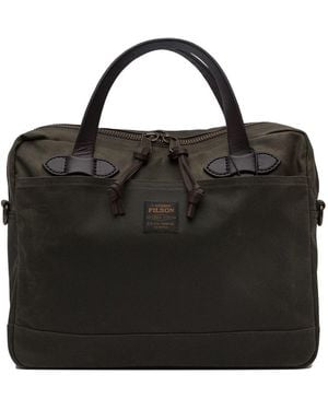 Filson Tin Cloth Compact Briefcase - Black