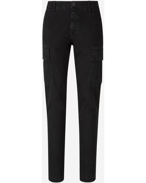 Jacob Cohen Cotton Cargo Pants - Black