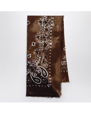 Destin Jil Wool Scarf - Brown
