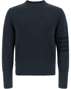 Thom Browne '4Bar' Sweater - Blue