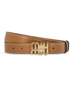 Miu Miu Belts - White
