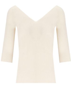 Weekend by Maxmara Oceano Ecru Top - White