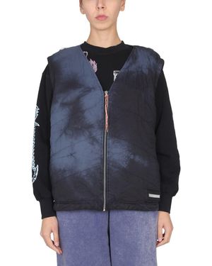 Aries V-neck Vest Unisex - Blue
