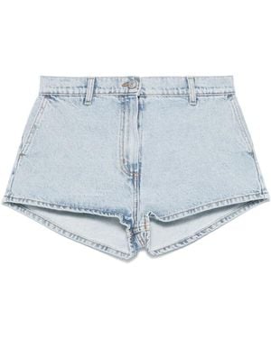 Magda Butrym Mini Denim Shorts Light - Blue