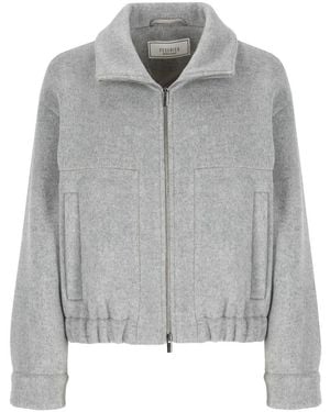 Peserico Coats & Jackets - Gray