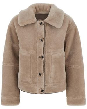 Urbancode Merino Look Bonded To Suedette - Natural