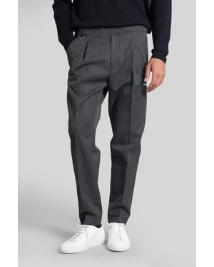 Low Brand Tokyo Zip Trousers - Grey