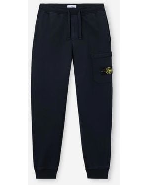 Stone Island Cotton Sports Joggers - Blue