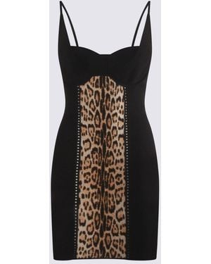 Roberto Cavalli Viscose Mini Dress - Black