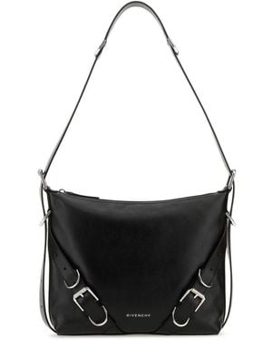 Givenchy Voyou Leather Crossbody Bag - Black