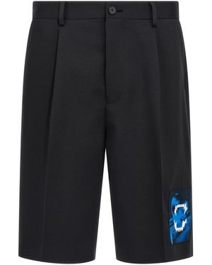Undercover Patch Bermuda Shorts - Blue