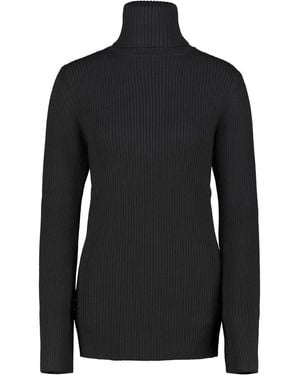 Junya Watanabe Ribbed Turtleneck - Black