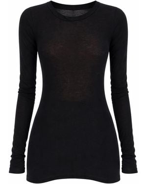 Rick Owens Long-Sleeved T-Shirt - Black
