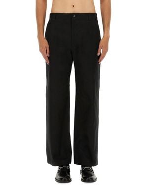 Gucci Trousers With Web Detail - Black