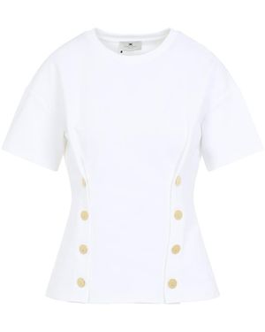 Elisabetta Franchi Tshirt - White