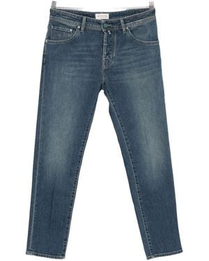 Jacob Cohen Slim Cropped Denim Jeans - Blue