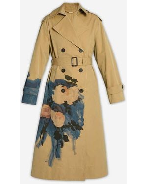 Erdem Trench Coat - Blue