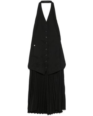 Helmut Lang Halter Vest Drs.Roun - Black