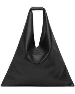 MM6 by Maison Martin Margiela Triangular Shoulder Bag - Black