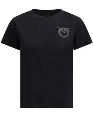 Tシャツ・カットソー PINKO Woman T-Shirt Black 104257A2F8 Z99 T-shirt mini logo PINKO PINKO → Shop Online
