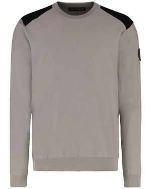 Canada Goose Crew-Neck Wool Sweater - Gray