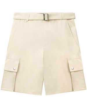 Jacquemus Cargo Bermuda Shorts For - Natural
