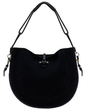 Isabel Marant Oskan Gd Shoulder Bag - Black