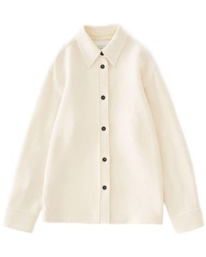 Studio Nicholson Wool Overshirt - Natural