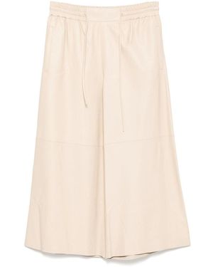 Yves Salomon Leather Pants - Natural