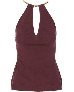 Elisabetta Franchi Top - Purple
