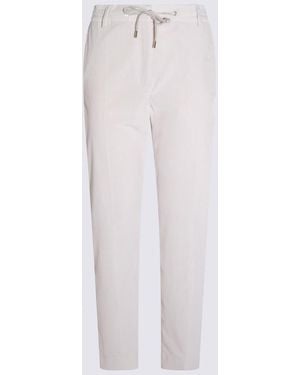 Eleventy Cotton Pants - White