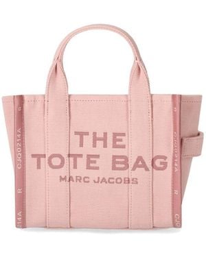 Marc Jacobs The Jacquard Small Tote Rose Handbag - Pink