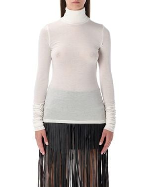 THE GARMENT Bree Long Turtleneck Top - White