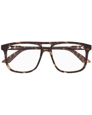 Gucci Gg1035O Linea Institutional Logo Eyeglasses - Brown