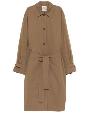 TOTEME Cotton Trench Coat - Natural