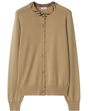 Burberry Sweaters - Natural
