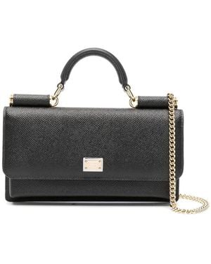 Dolce & Gabbana Leather Mini Bag - Black