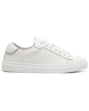 Fabiana Filippi Leather Trainers - White