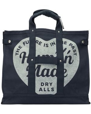 Human Made Travel Bag With Logo - Blue