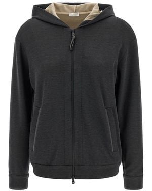 Brunello Cucinelli Monile Hoodie - Black