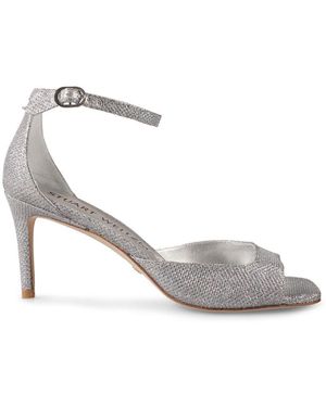 Stuart Weitzman Nudisty 75 Sandal - White
