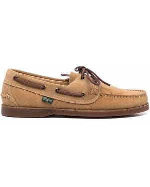 Paraboot Barth Suede Leather Loafers - Brown