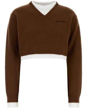 Miu Miu Knitwear - Brown