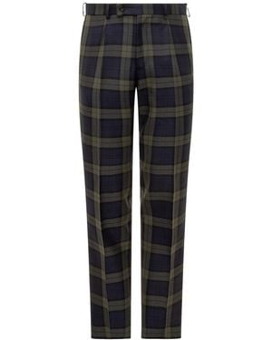 Gabriele Pasini And Tartan Trousers - Black