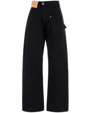 JW Anderson Black Denim Wide-leg Jeans