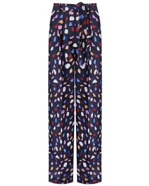 Essentiel Antwerp Frankrijk Wide Leg Pants - Blue