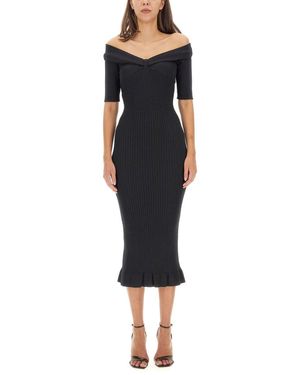Philosophy Di Lorenzo Serafini Off-The-Shoulder Dress - Black
