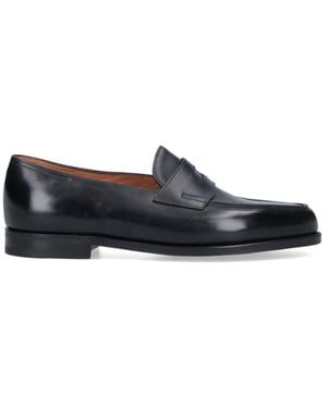 John Lobb Lopez" Loafers - Black