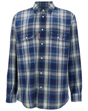 DSquared² Canadian Vintage Shirt - Blue